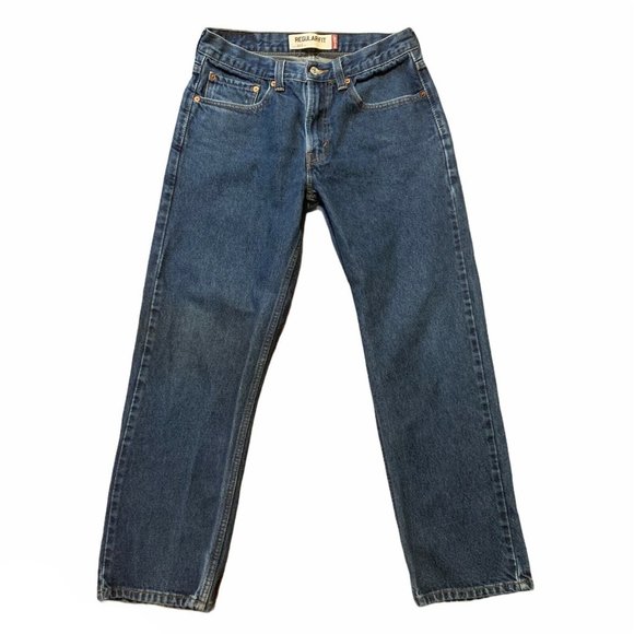 Levis 505 Jeans Mens 31x30 Medium Wash Relaxed Fit - Picture 1 of 9